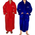 Plush Velour Bathrobe, 50"L